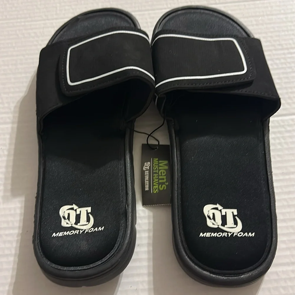 OT Revolution Memory Foam Slides/Sandals Size Large 11/12
